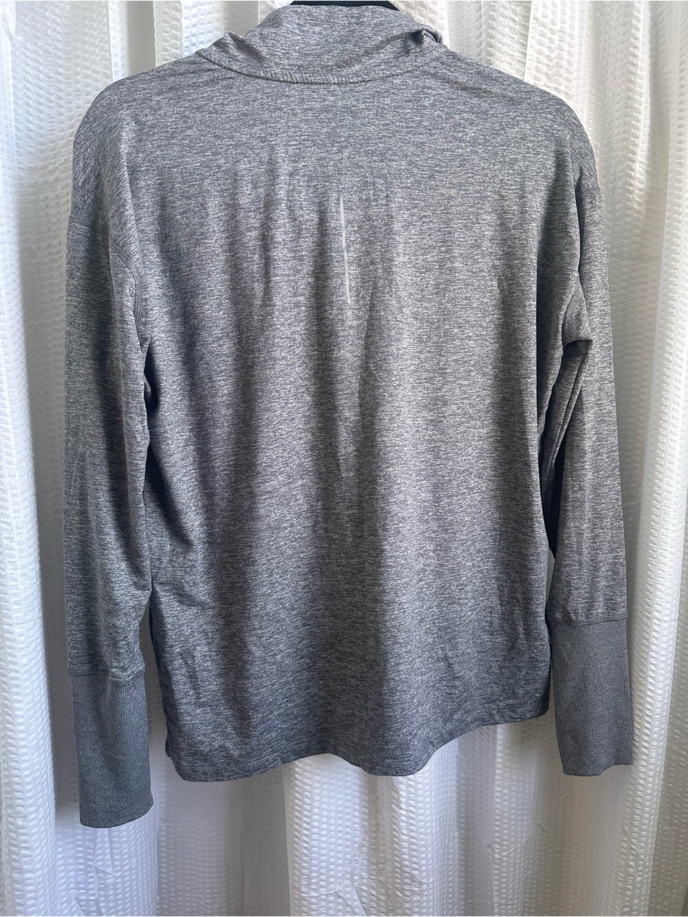 Nike Grey Quarter-Zip Pullover Top - Picture 3 of 5